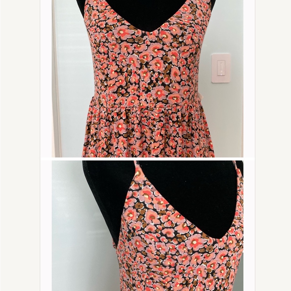 Body Glove Pink and Black Floral Dress